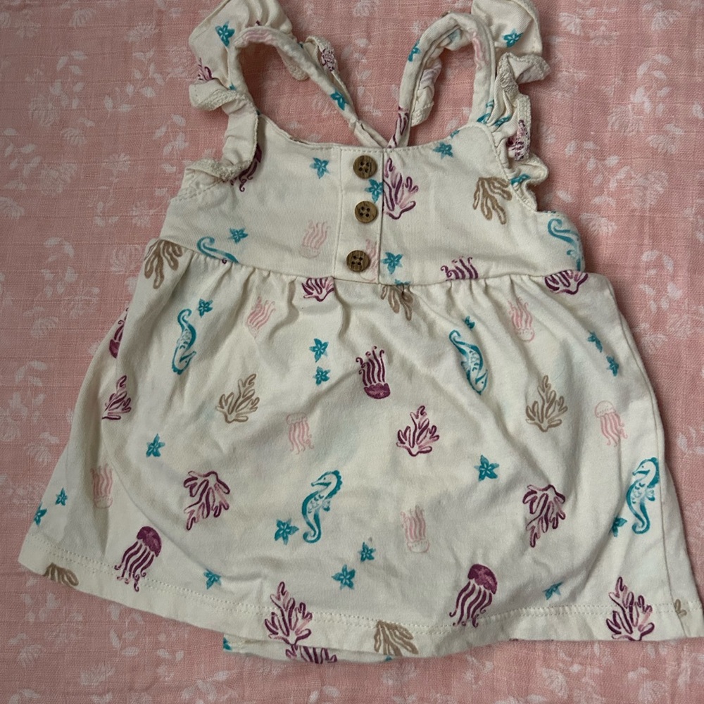 Adorable Sea Creature Print Dress